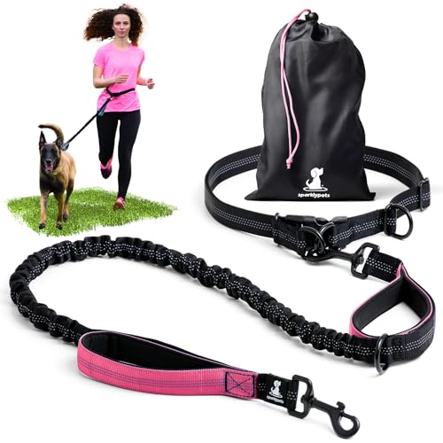 Toozey Schleppleine für Hunde, 3m / 5m / 7m / 10m / 15m / 20m Schleppleine mit Handschlaufe und Netztasche, Wasserdicht Trainingsleine für Große bis Kleine Hunde, Robuste Hundeleine 6 Joggingleine für Hunde zum Laufen, Joggen, Wandern | 2 in 1 Joggingleine und Normale Hundeleine für Große und Mittelgroße Hunde mit Doppelgriff | Bauchgurt Hundeleine mit Reflektierenden Nähten