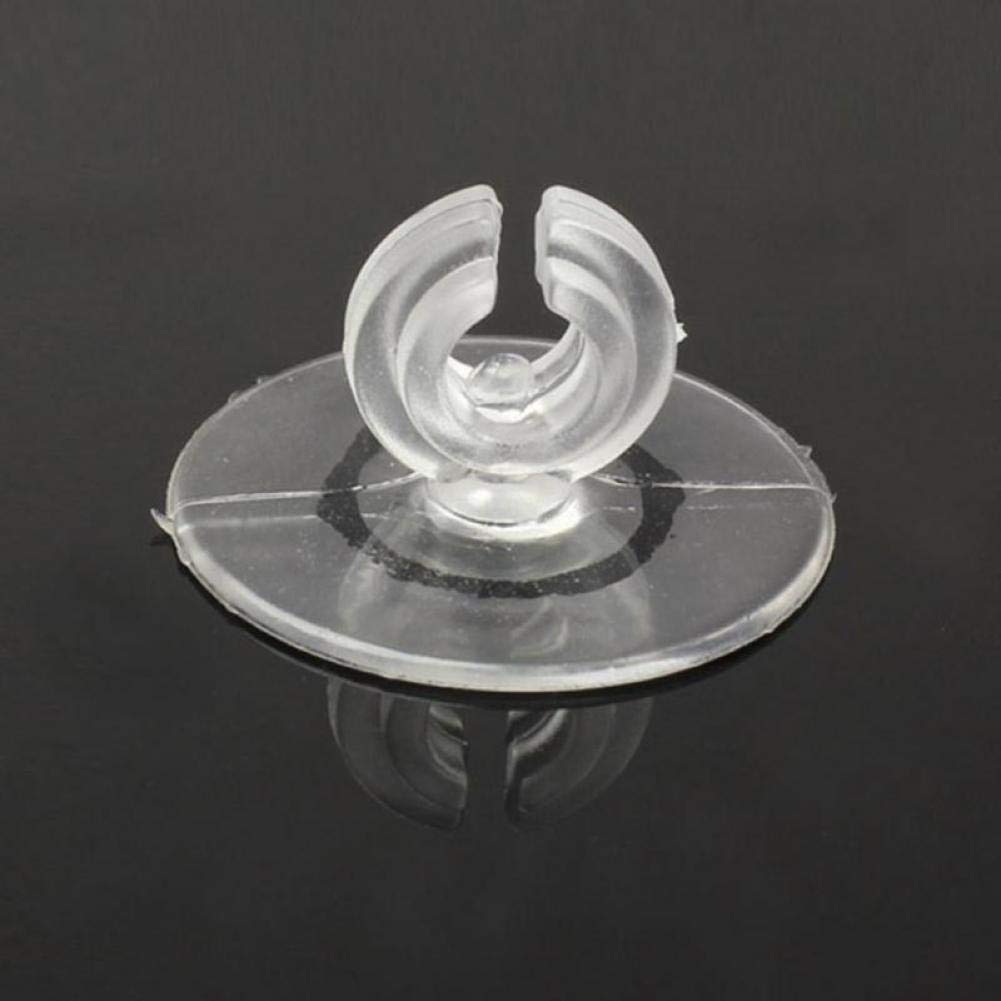 10 Pcs Aquarium De Poissons Porte-réservoir D'aspiration Sucker Cup Pour Air Line Tube Flexible Pompe, Suctionaquarium Ventouse Airline Ventouse Porte Pour Fish Tank Tube Transparent Clips Colliers