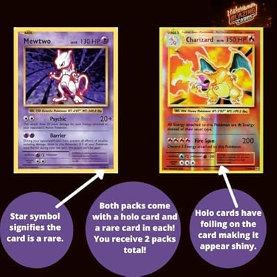 Buy Pokemon Cards No Duplicates 2 Rare Pokemon Cards 2 Holo Shiny Pokemon Cards Included Special Pokemon Tcg Packs 2 Custom Pokemon Packs Blazing Card Sticker Online In Taiwan B0923vqqhh