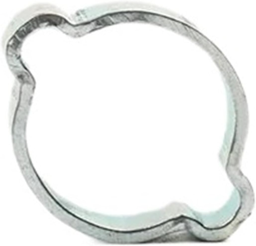 5-20mm Double Ear Clamps O Clips-Crimp O Clip Air Silicone Petrol Fuel Hose Pipe Clamps Clips Hose Fuel Clamps Kits(4PCS 15-18mm)