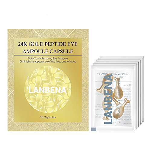 Lanbena 24K Gold Peptide Eye Ampoule Capsule Eye Serum