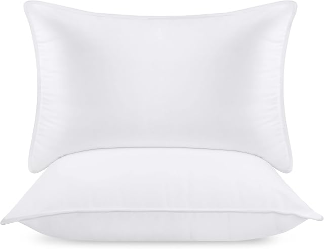 Utopia Bedding Bed Pillows for Sleeping (White), King Size, Set of 2, Hotel Pillows, Cooling Pillows for Side, Back or Stomach Sleepers
