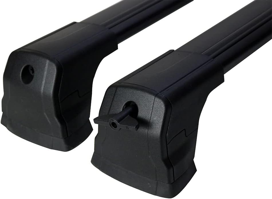 for BMW 3 Series E90 Sedan E91 Touring 2005-2011 Premium Aluminum Roof Rack Cross Bars Luggage Carrier for Camping, Skiing, Biking, and Cargo Transportation Canoe Surf Ski Snowboard Camping Black