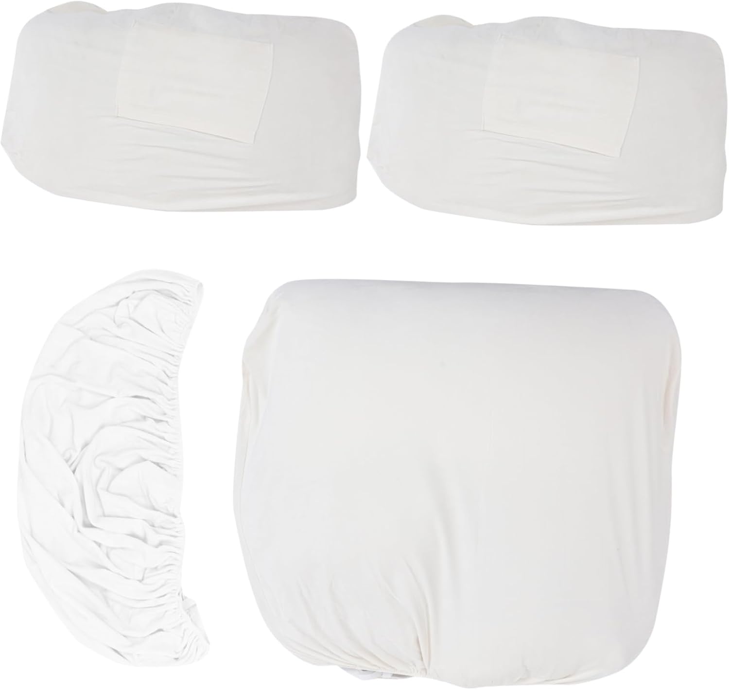 White Spandex Recliner Sofa Cover Full Covered Couch Slipcover Lounge Chair Protector