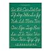Cavallini & Co. Chalkboard Penmanship Chart Decorative Decoupage Poster Wrapping Paper Sheet