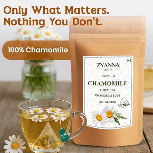 Image of Zyanna 8 in 1 Sampler Pack - 80 Pyramid Tea Bags | Butterfly Pea, Hibiscus, Chamomile, Masala Chai, Kahwa, Lady & Cream Earl Grey Malt Whisky | 100% Natural - Assorted Herbal Tea Trial Teabags