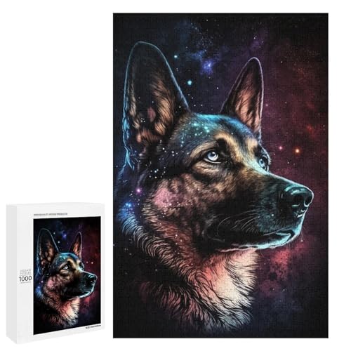 Puzzle 1000 pieces chien galactique pour adulte et ado grand defi difficile de jeu de societe
