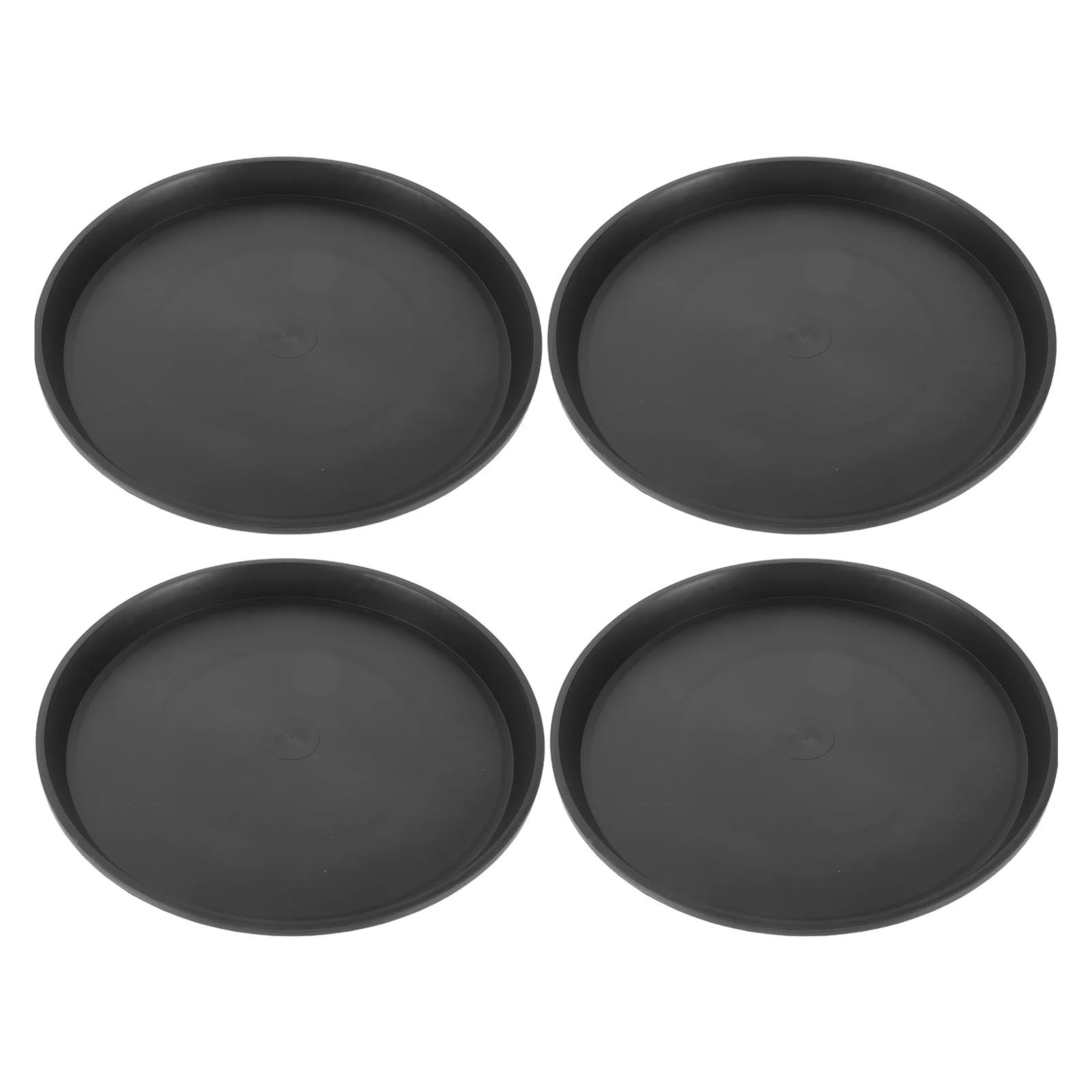 Bandeja para Plantas Platos for Plantas, platillos for Interiores, Forma Redonda, bandejas for Plantas, platillos Grandes for atrapar Platos al Aire Libre, 4 Uds. para Plantas,Macetas