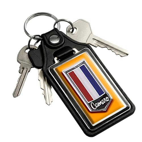Image of Brotherhood Car Key Chain for Camaro - Classic Models Keychain for Men and Women Gift Key Ring - -