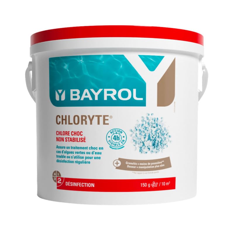 Bayrol Chlore Non stabilisé Chloryte Traitement de l'eau 3,3 kg