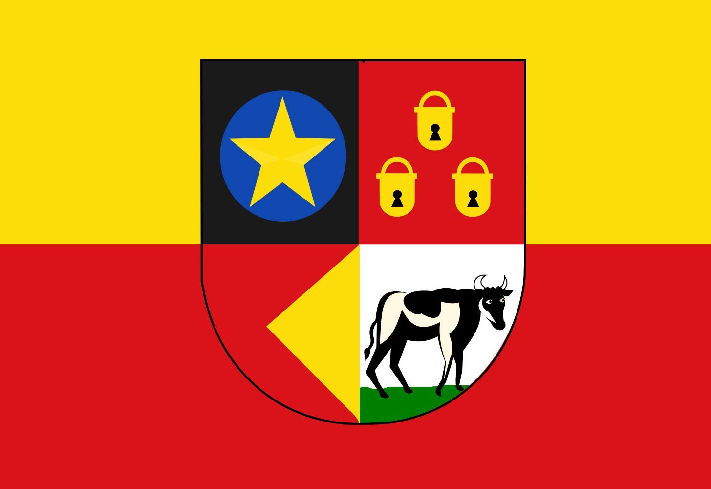 Drapeau Sloten NH vlag grand format paysage pour mât extérieur