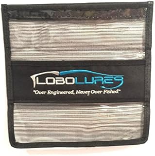 Lobo Lures Tackle Offshore Big Game Single Pocket Marlin & Tuna Lure Bag with 12