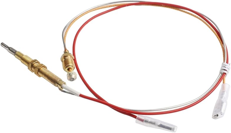 TC102 THERMOPAAR FÜR HINTEREN GASBRENNER / PILOT 750mm M8 GEWINDE