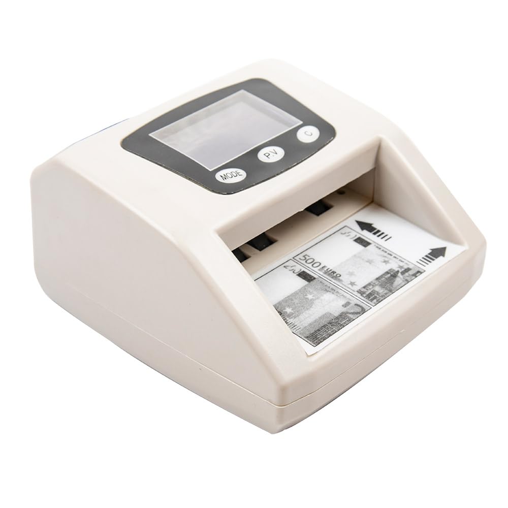 Euro-Rilevatore Banconote False Ac220-240V Bianco Plastica - 1 Unità