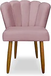 Cadeira Pétala Rose Sala de Estar, Penteadeira E Salão Liberty Móveis