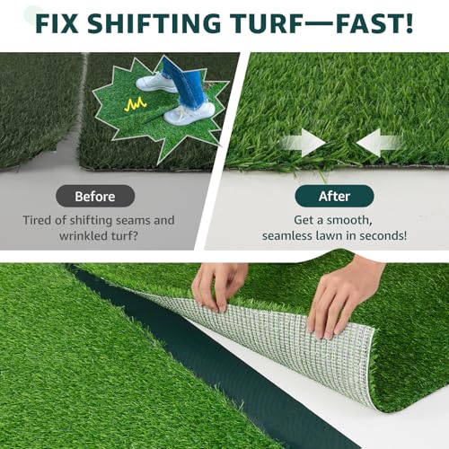 Image of Artificial Grass Turf Tape, 6 inch x 16' Turf Seam Tape: Self-Adhesive Artificial Grass Seaming Tape for Indoor Outdoor Carpet Jointing, Connecting Lawn, Rug, Pet Grass Mat