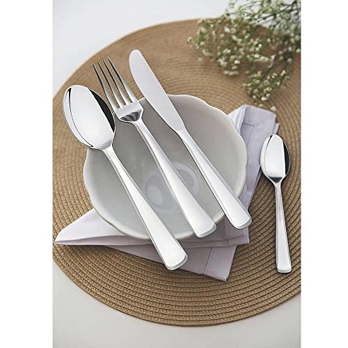 Tramontina 66962410 Faqueiro Aço Inox com Facas de Mesa Forjadas com 101 Peças, Prata