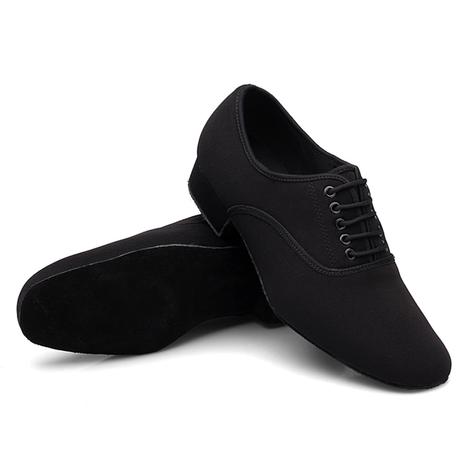 Męskie buty do tańca na niskim obcasie do tańca towarzyskiego tanga walca skórzane miękkie dno do wewnątrz