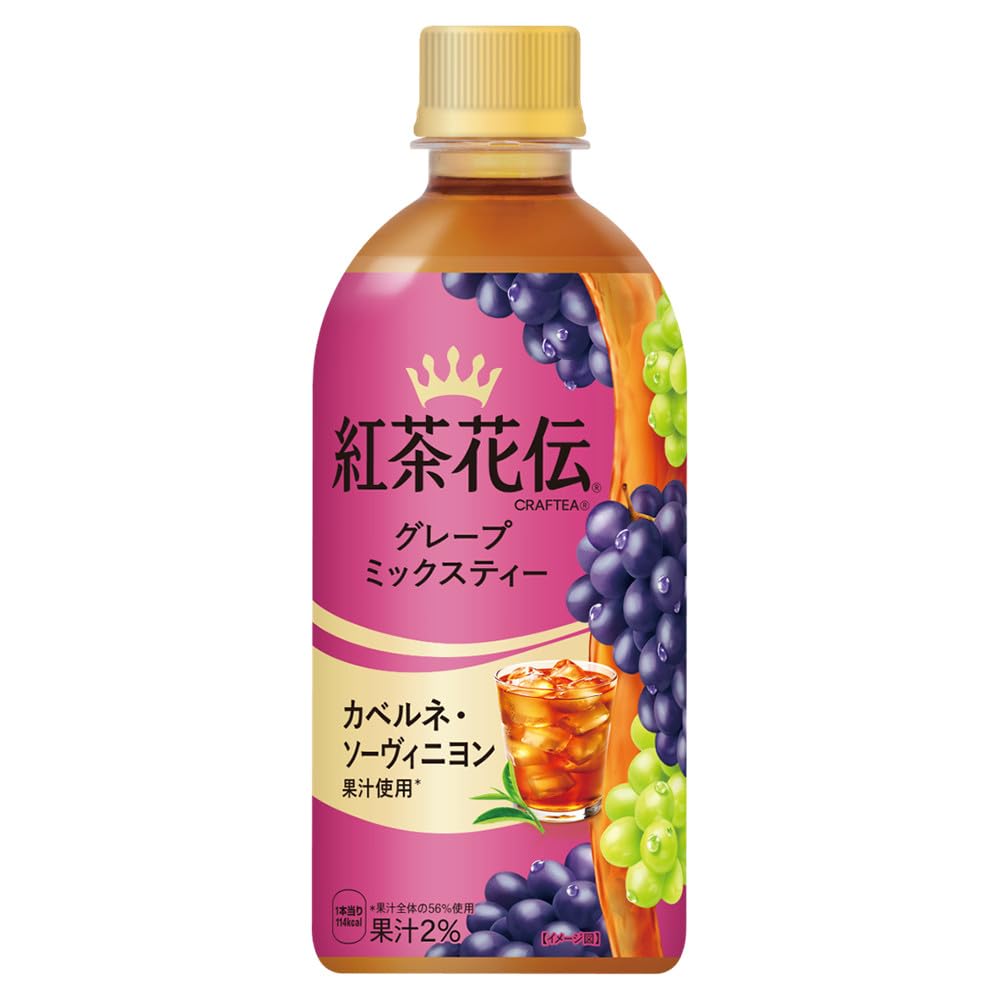 Amazon.co.jp: Coca-Cola Koucha Kaden Crafty Grape Mix Tea 440ml
