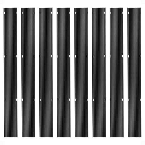 Black Ice 5-Foot Snowmobile Ski Guides - HDPE Trailer and Truck Bed Guide Glides for Sled Loading Low-Profile Floor Mount Snowmobiling Accessories