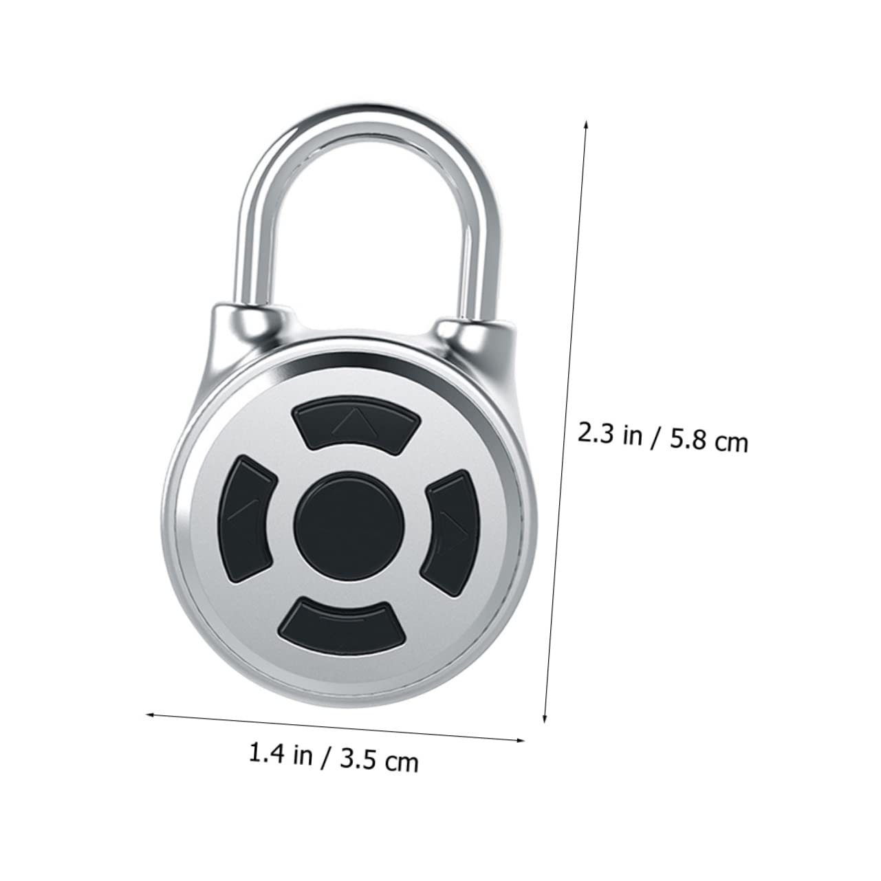 Tofficu 3 Pièces le mot de passe Cadenas portable casier clé bagage verrou porte serrure verrouillage du mot de passe verrouillage par Alliage de zinc