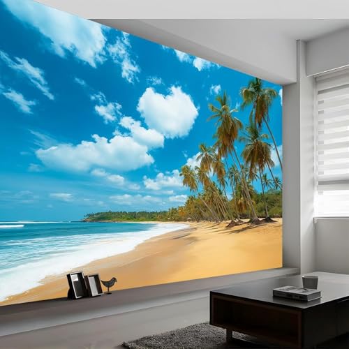 Papier peint panoramique océan en intissé trompe l'oeil haut de gamme - 2