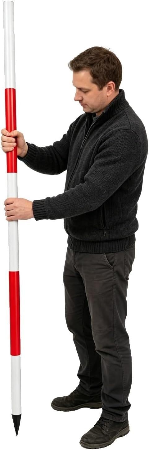 Wysoka dokładność Lineman Survey Stick do badania terenu Inżynieria znakowania konstrukcji(9m/29.5ft)