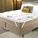 Pillow Top Daune | Queen (160x200 cm) | 85% Penas e 15% Plumas de Ganso glide