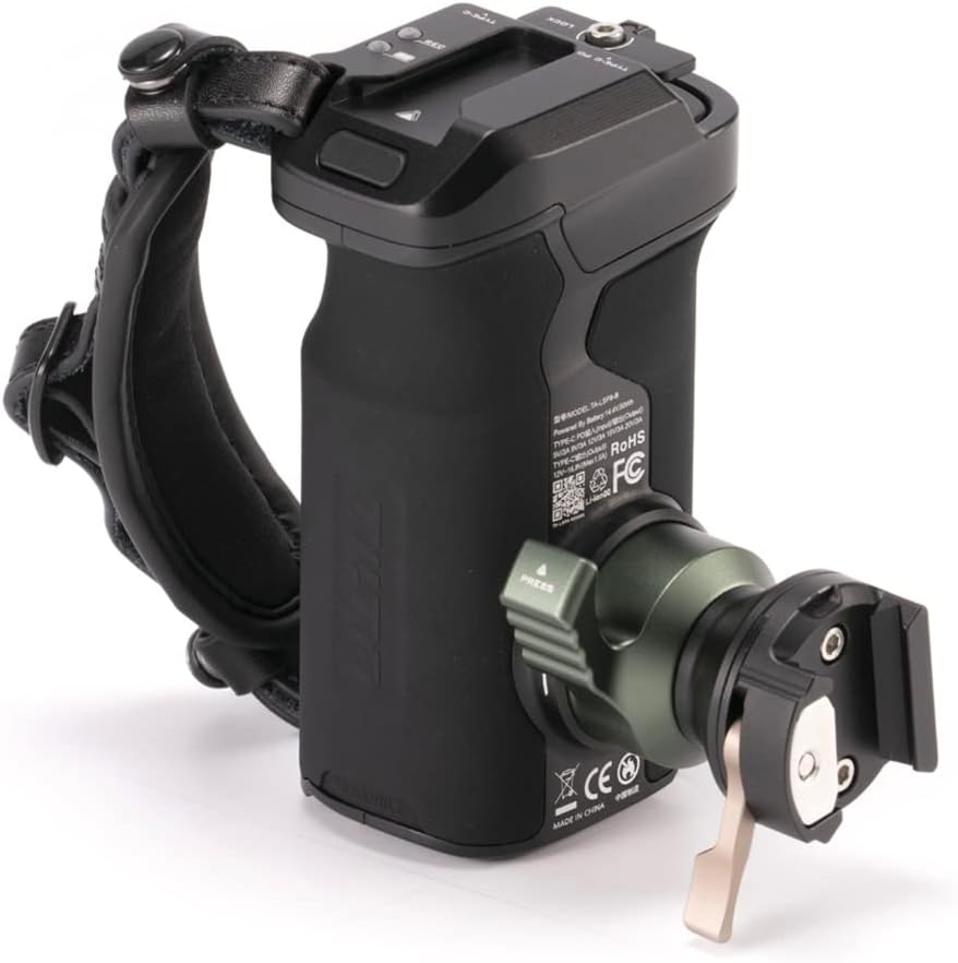 Tilta Left Side PD Handle with Run/Stop Type VIII, with Internal Battery, Adjustable Angle, Run-Stop Cables, Mount Accessories, Ergonomic Design (Black) | TA-LSP8-B