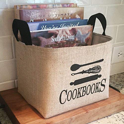 Personalized Made with Love Bamboo Cookbook & Tablet Stand (Small)