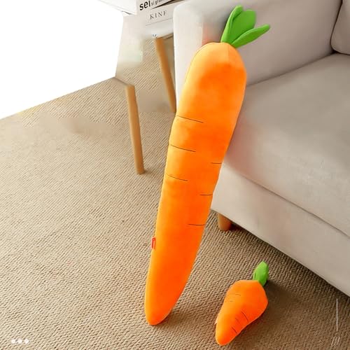Jouet carotte chien 75 cm multi-squeaks interactif grand format pour intérieur