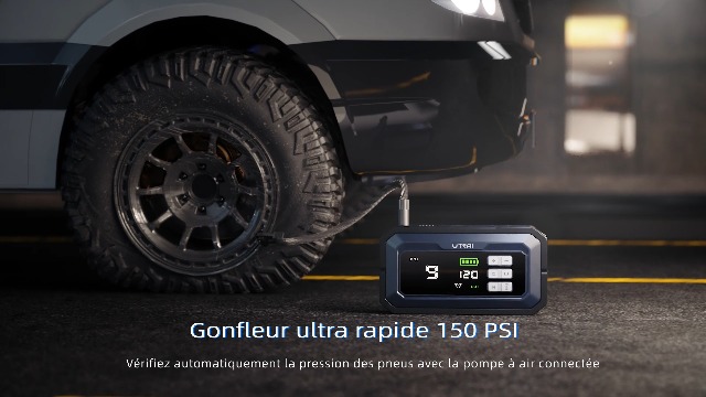 UTRAI Booster Batterie 3000A 74Wh Démarreur De Voiture 12V Portable  Jusqu’à 10L Gaz Ou 8L Gazole Jump Starter Avec Pinces De Sret Intelligentes Longue Veille 65673763