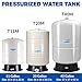 iSpring T20M 20 Gallon Pre-Pressurized Tank for Reverse Osmosis (RO) Systems with 14 gallons of Water Storage Capacity, White