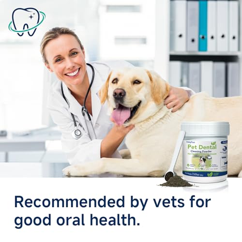 Cozyfun Dog Dental Powder - Dog Teeth Cleaning Powder - Dog Plaque and Tartar Remover - Dog Breath Freshener - All Natural Ingredient Dog Dental Care Supply, Formulated for Small, Medium, Large Dogs - Thumbnail 6