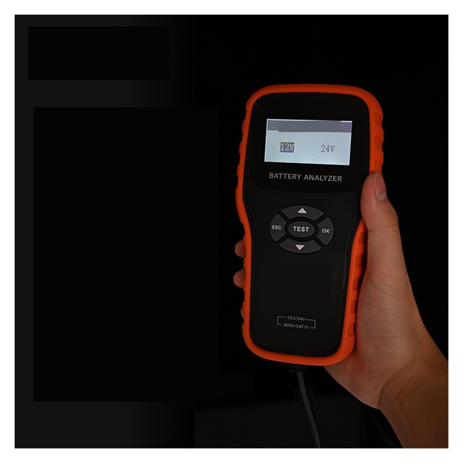 Tester Baterii 12V24V Akumulator Samochodowy Żywotność Pojemność Wewnętrzna Przyrząd Do Testowania Rezystancji łAtwy W UżYciu