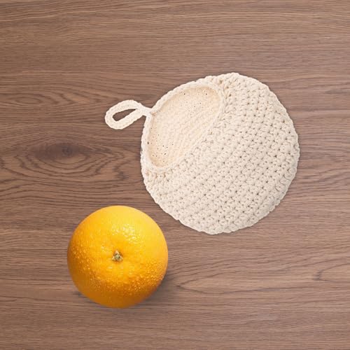 Cestas colgantes de macramé para cocina que solucionan la falta de espacio en encimeras 6