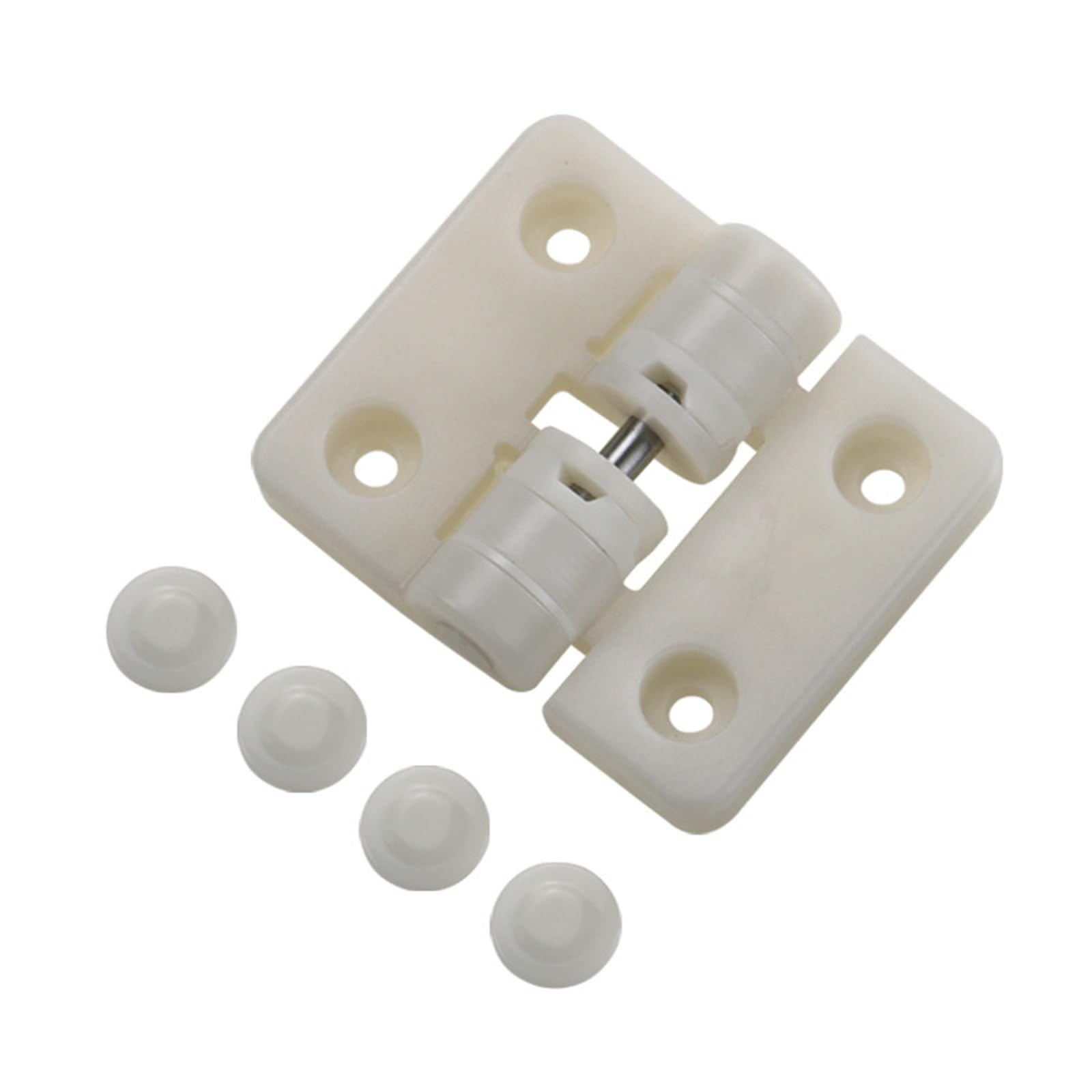 Plastic Hinges Electrical Equipment Vehicles and Large Opening Truck Containers 1Pcs(White)