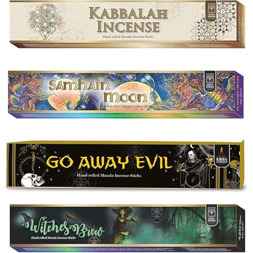 Soul Sticks Hand-Rolled Incense Variety 4 Pack