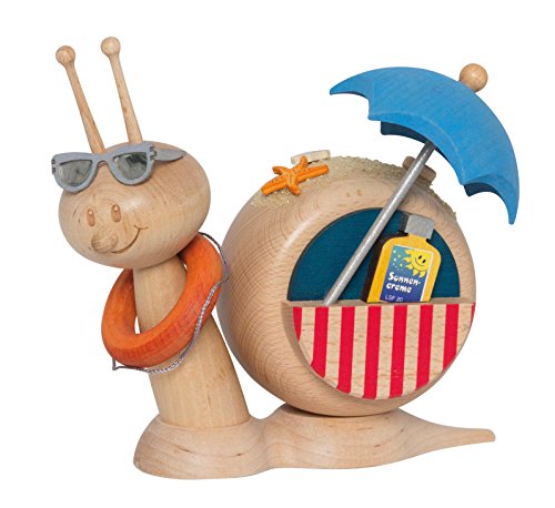 Drechslerei Kuhnert - Rauchschnecke/Räucherfigur aus Holz - Sunny...