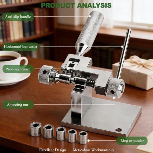 Expansor de anillos herramienta para medir tamano de joyas con 6 accesorios 4