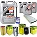 Produktbild QR-PARTS 69325463 Filter Set Inspektionspaket 8 Liter Motoröl Top Tec 4200 5W-30 MANN-FILTER Innenraumfilter Kraftstofffilter Luftfilter Ölfilter