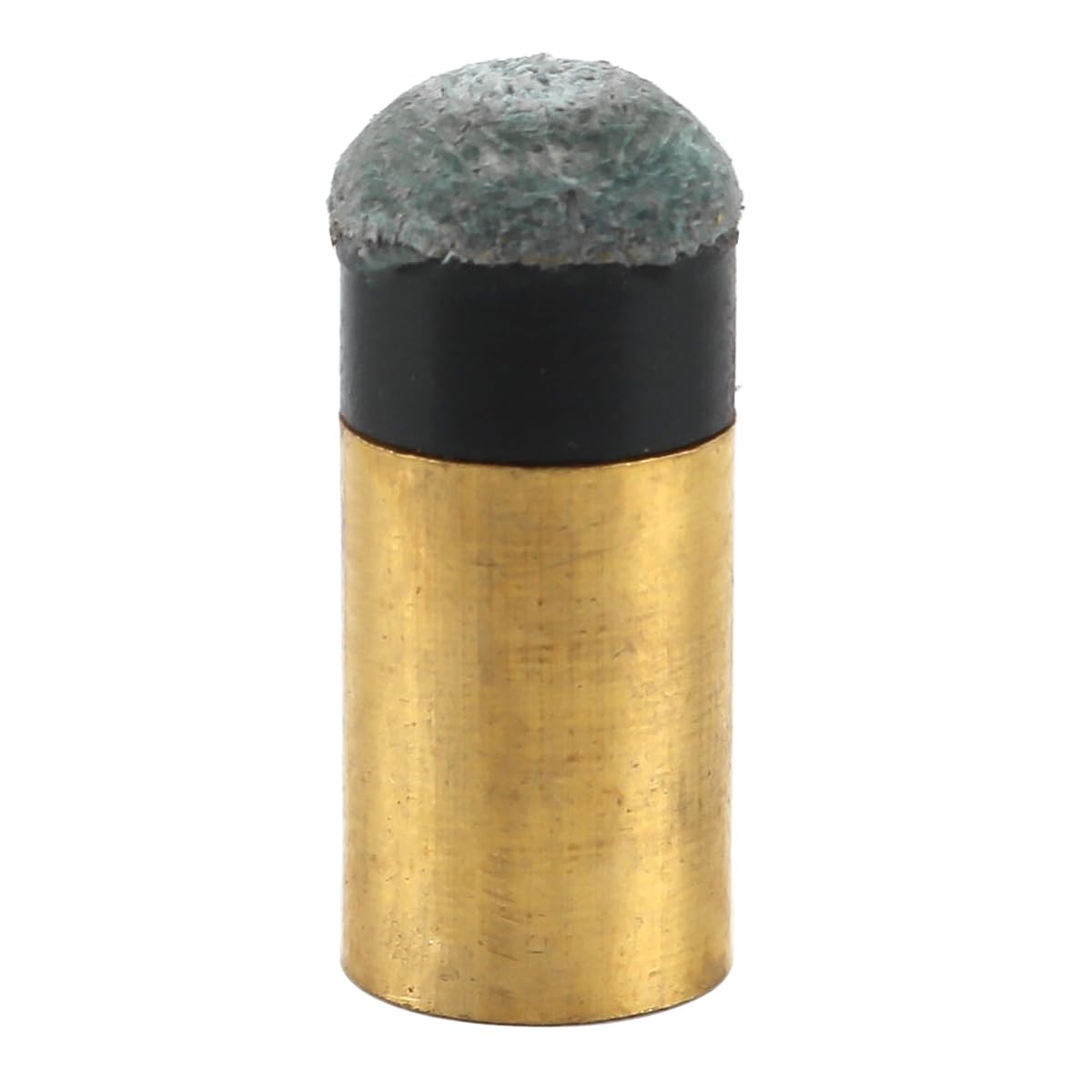 Juego de 10 puntas y casquillos de taco de billar de metal duro, de cuero, en espiral, de 10 mm para billar.