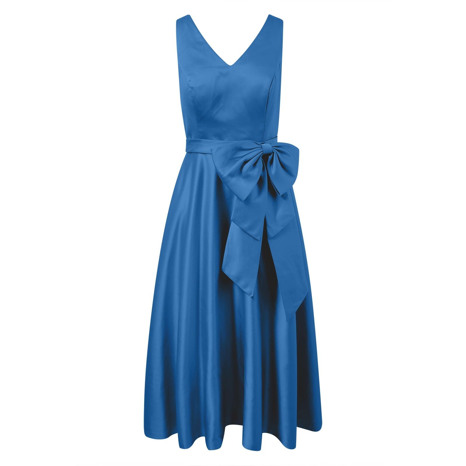 Elegante Vestido de Noche Formal en Satén para Banquetes y Celebraciones con Tejido de Lujo y Diseño Sofisticado