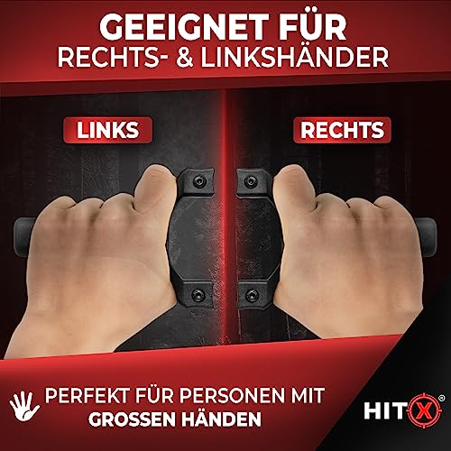 HITX® Zwille Steinschleuder Profi Bundle Set | Für Große Hände & Einfacher Clip-Technik | Slingshot Schleuder mit Gummiband Extra Stark | + 300 Tonkugeln | Bundle Set mit Ersatzgummi | Gamma