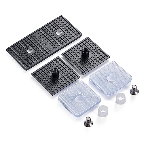 Ranbo Square Frameless Glass Clamp Connector/Shower Door Fixed Panel/Glass-to-Glass Corner Clamp,304 Stainless Steel,for 5/16" - Image 4