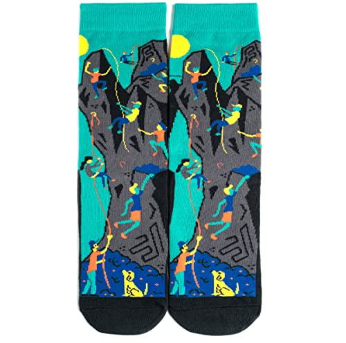 I'd Rather Be - Funny Socks Novelty Gift For Men, Women And Teens (Rock Climbing) One Size #TOP2
