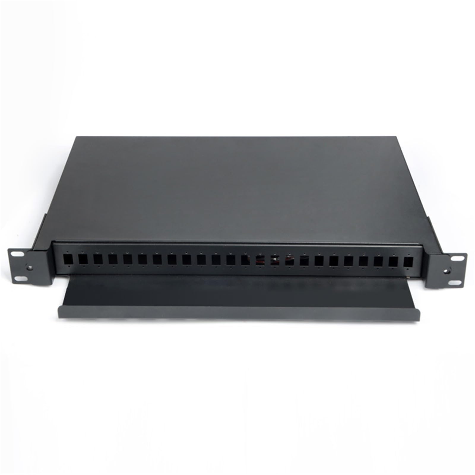 24 Port Optical Fiber Terminal Box Fiber Patch Panel SC FC LC Pigtail ODF(Empty box)