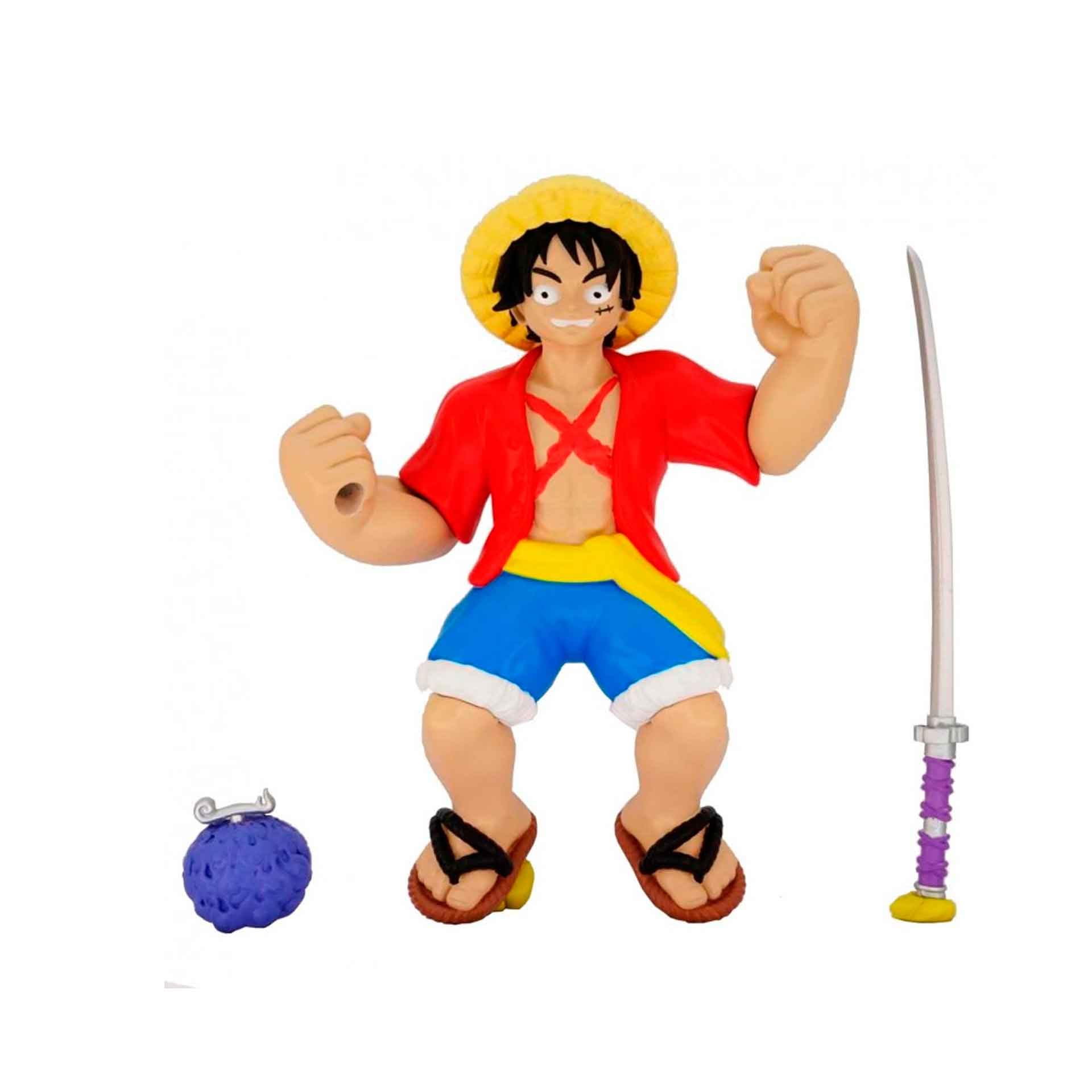 One Piece Rufy Figure giocattolo da collezione usato mai aperto