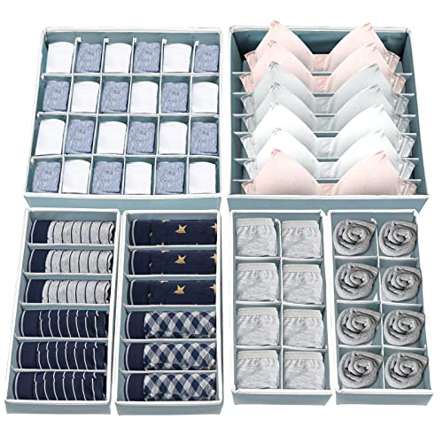 Onlyesh Set di 6 Cassetto Organizer per Biancheria Intima 