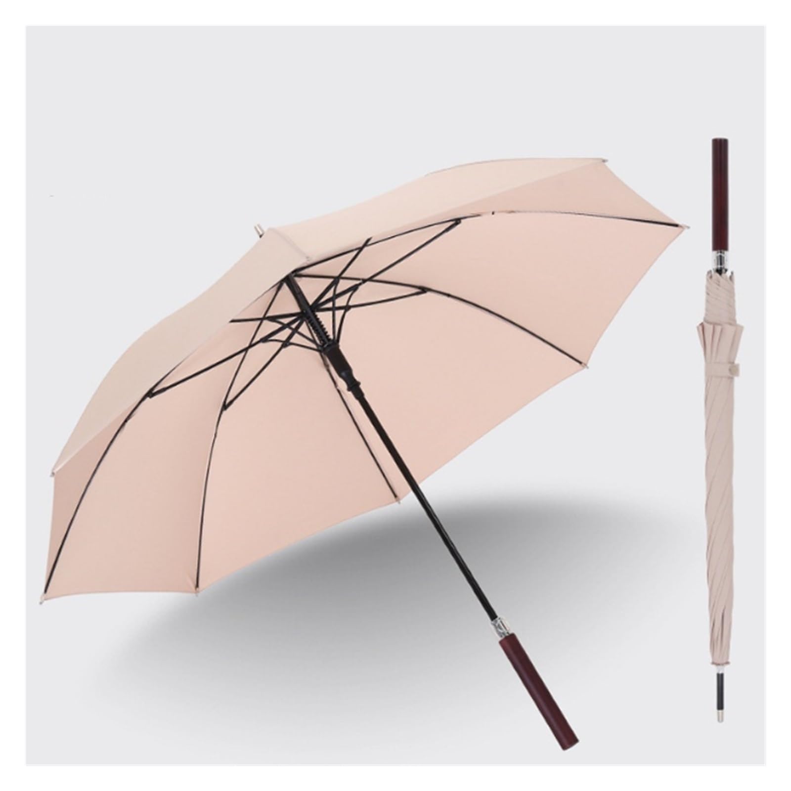 Parapluie d'extérieur double automatique pour redécouvrir le plaisir des jours de pluie